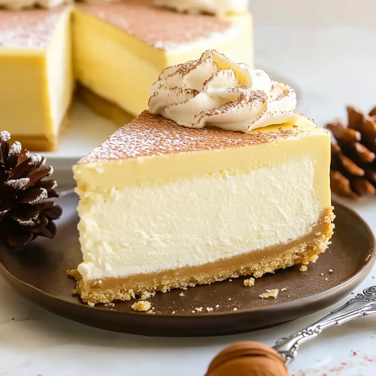 Eggnog Cheesecake
