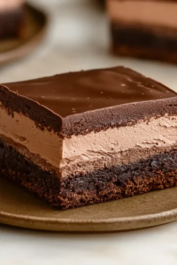 Chocolate Mousse Brownies
