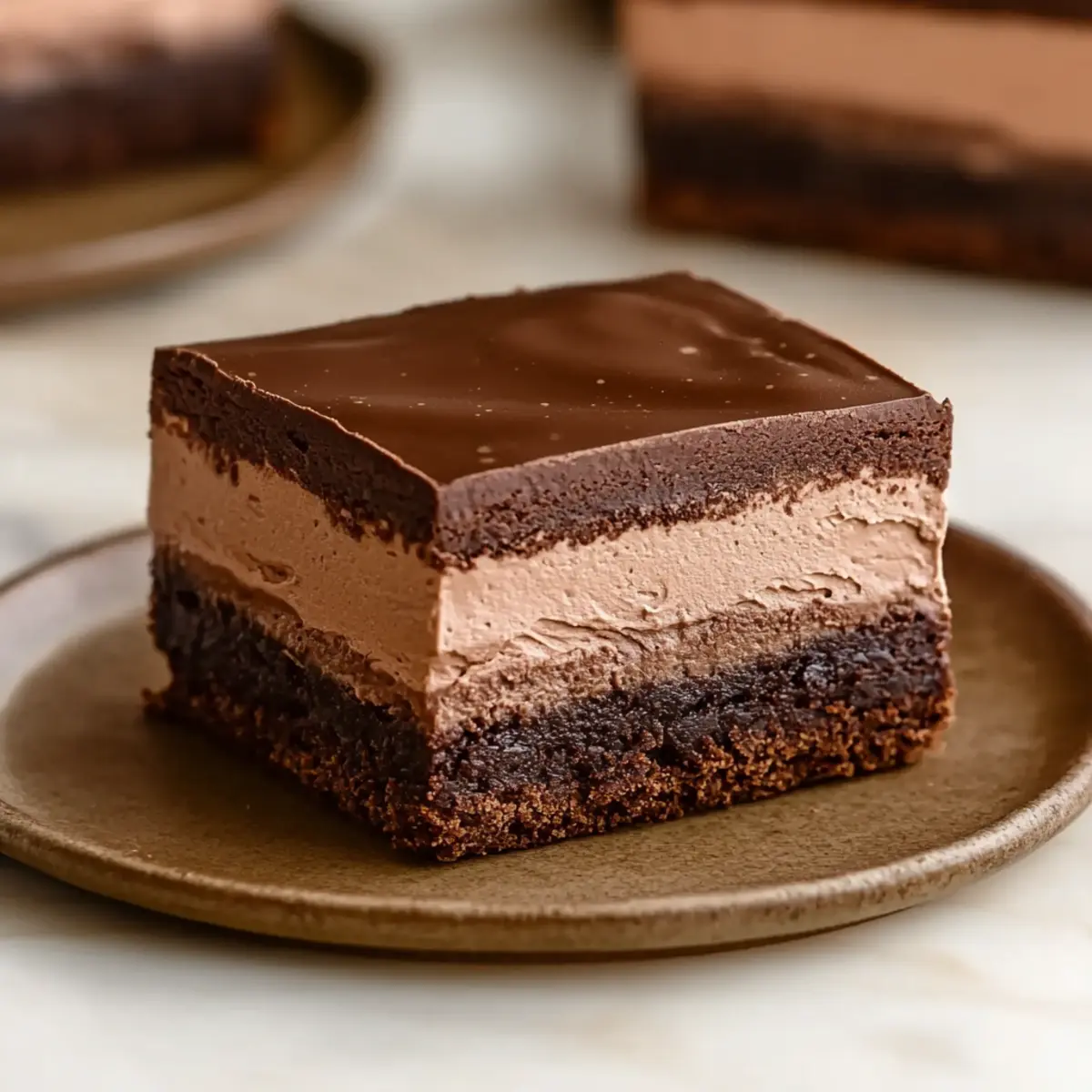 Chocolate Mousse Brownies