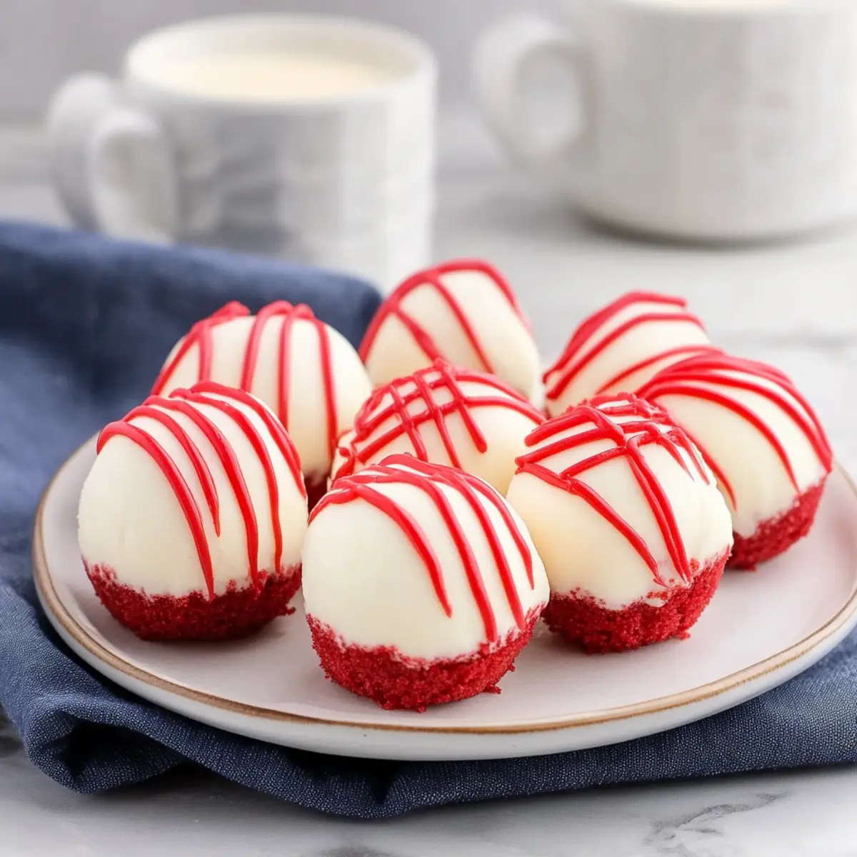 Red Velvet Cheesecake Bites