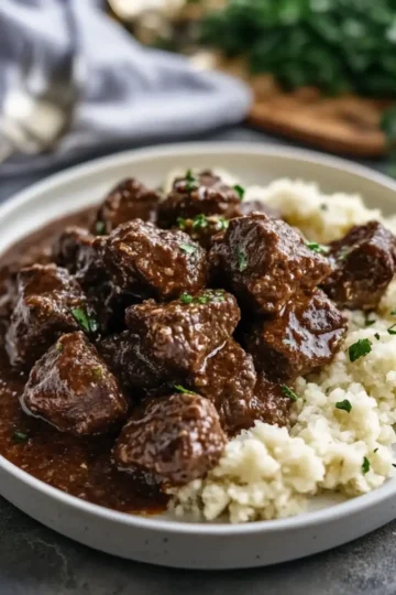 Crockpot Steak Bites