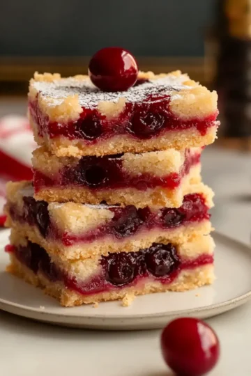 Christmas Cherry Bars
