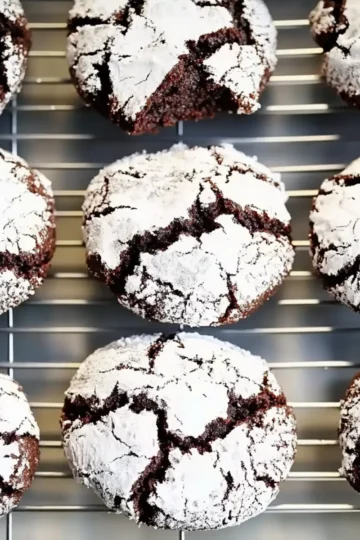 Gluten-Free Chocolate Crinkle Cookies