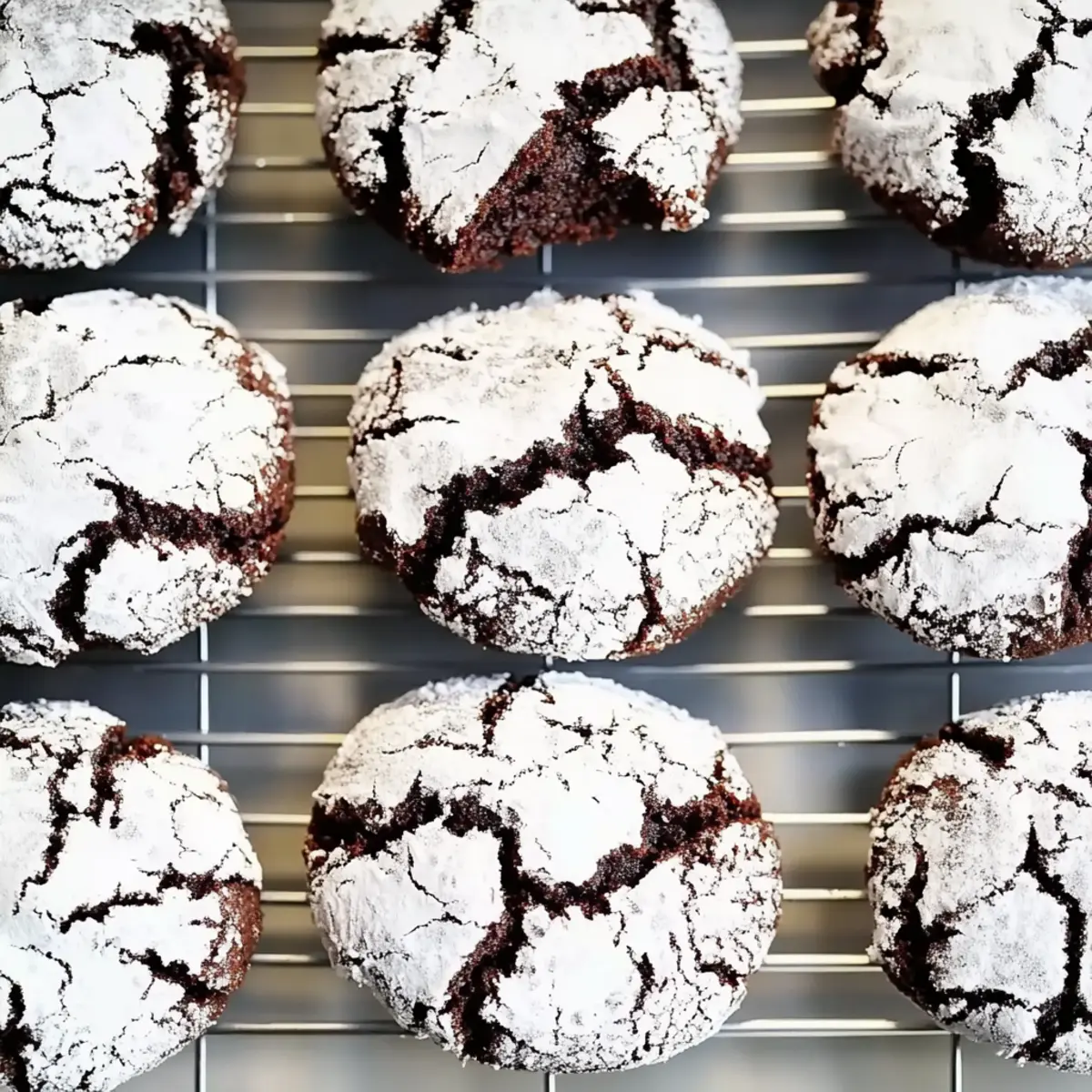 Gluten-Free Chocolate Crinkle Cookies