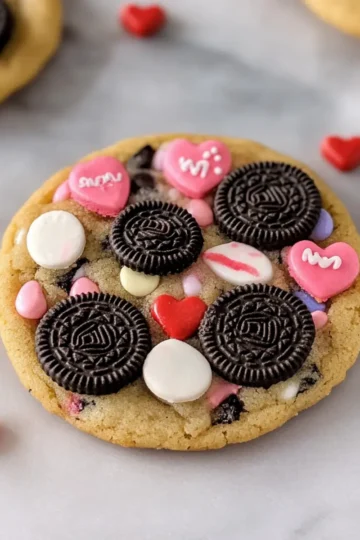 valentines day oreo mms cookies