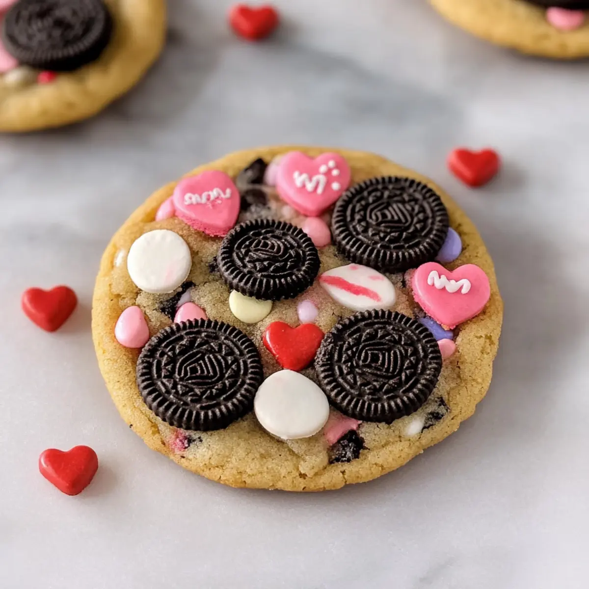 valentines day oreo mms cookies