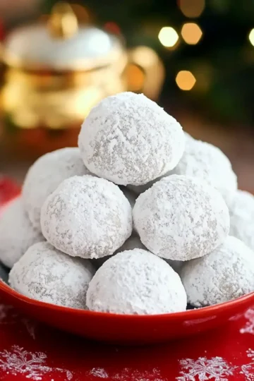 Classic Christmas Cookies Russian Tea Cakes