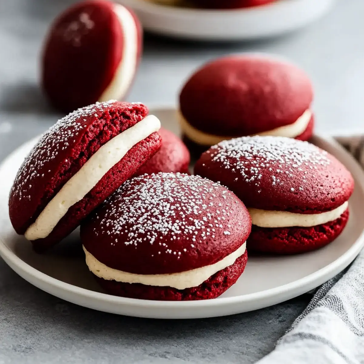 Red Velvet Whoopie Pies