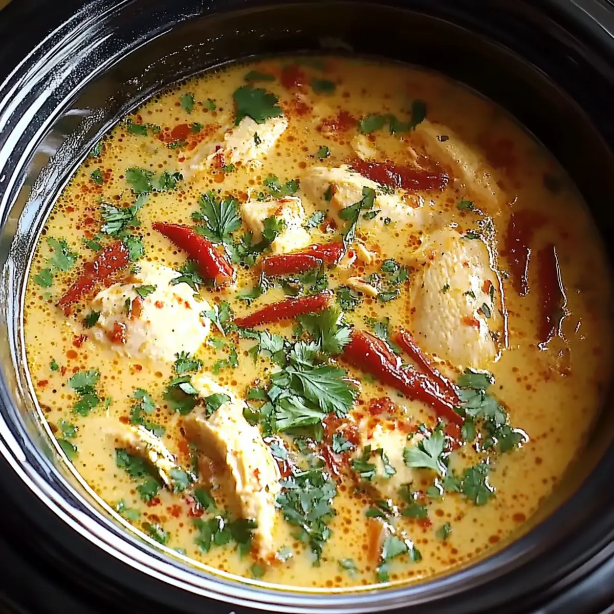 Crockpot Marry Me Chicken Soup