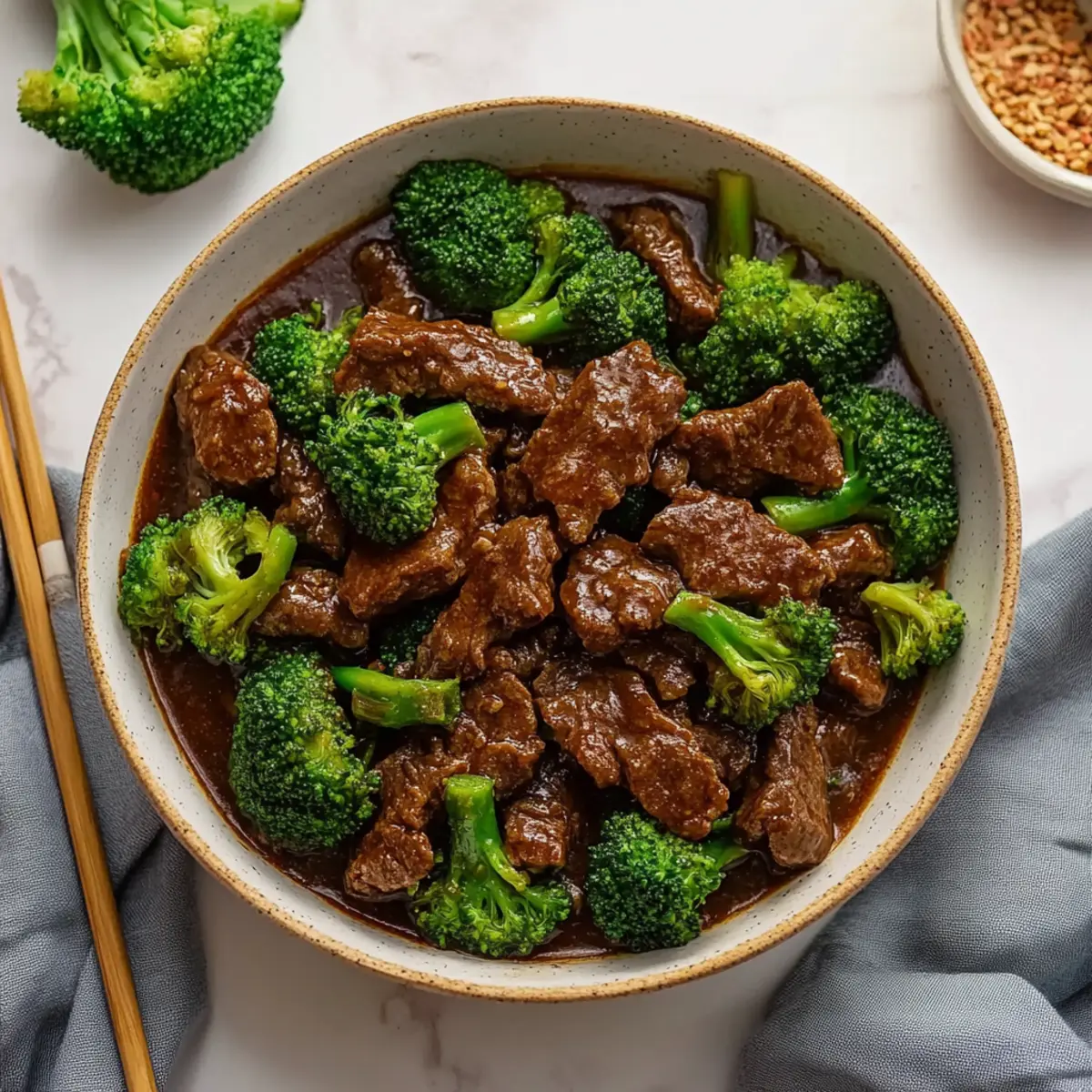 Chinese Beef and Broccoli