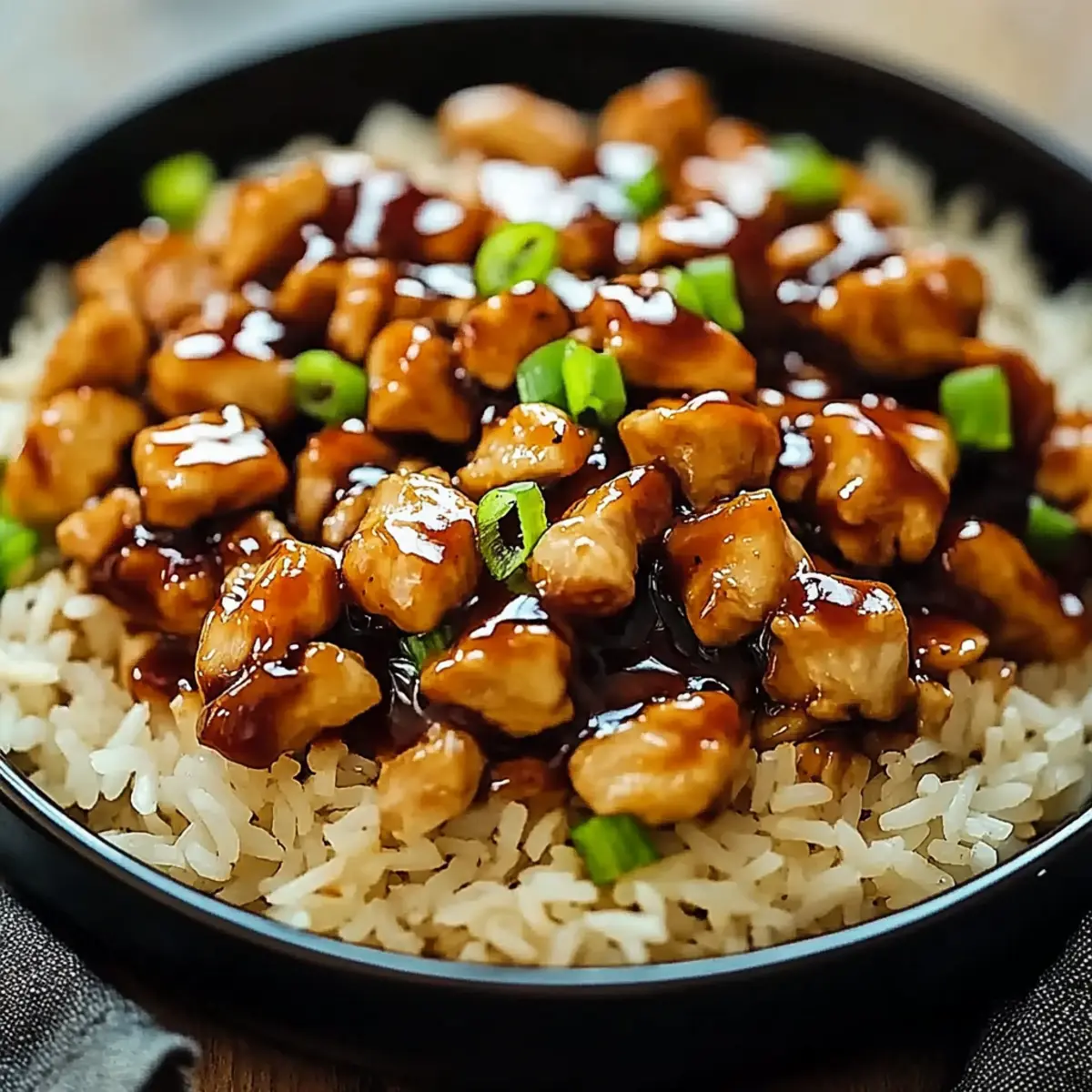 Honey BBQ Chicken Rice