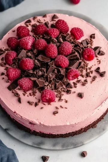Chocolate Raspberry Mousse Cake