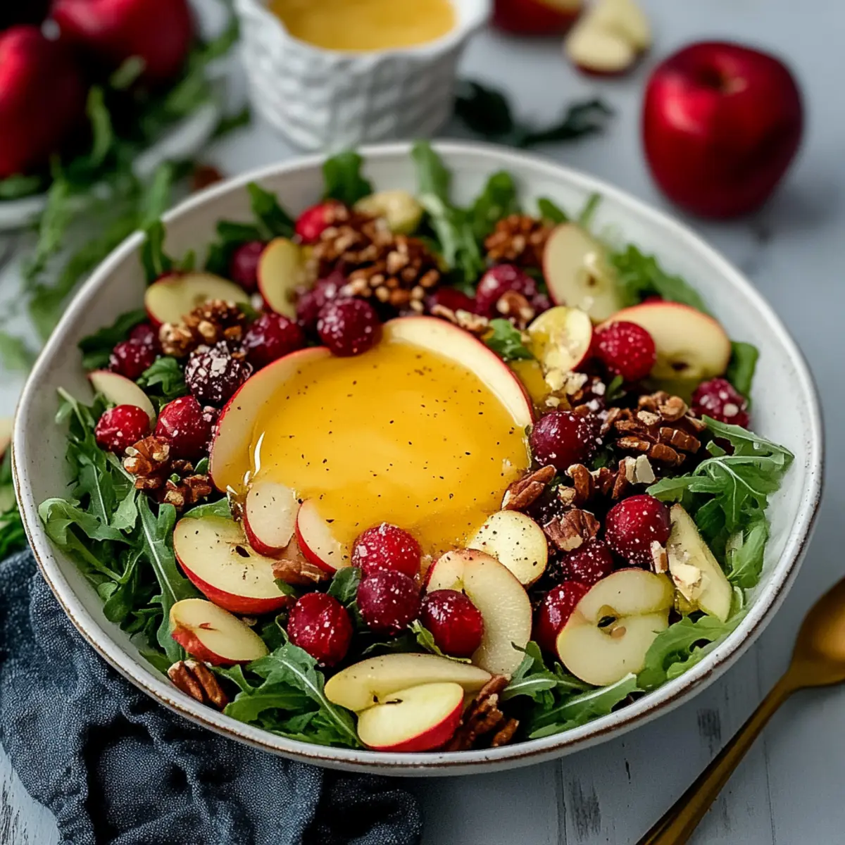 Sweet Christmas Apple Salad