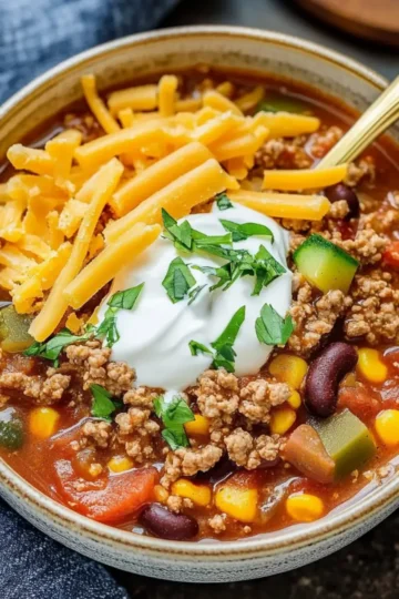 Easy Taco Soup Recipe