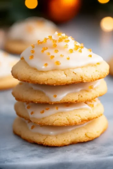 Easy Christmas Cookies with Orange Juice