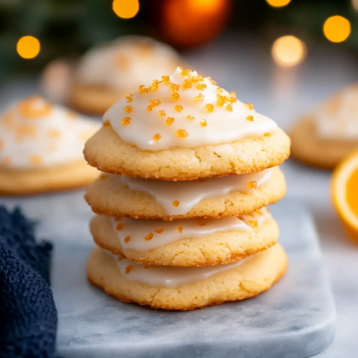 Easy Christmas Cookies with Orange Juice