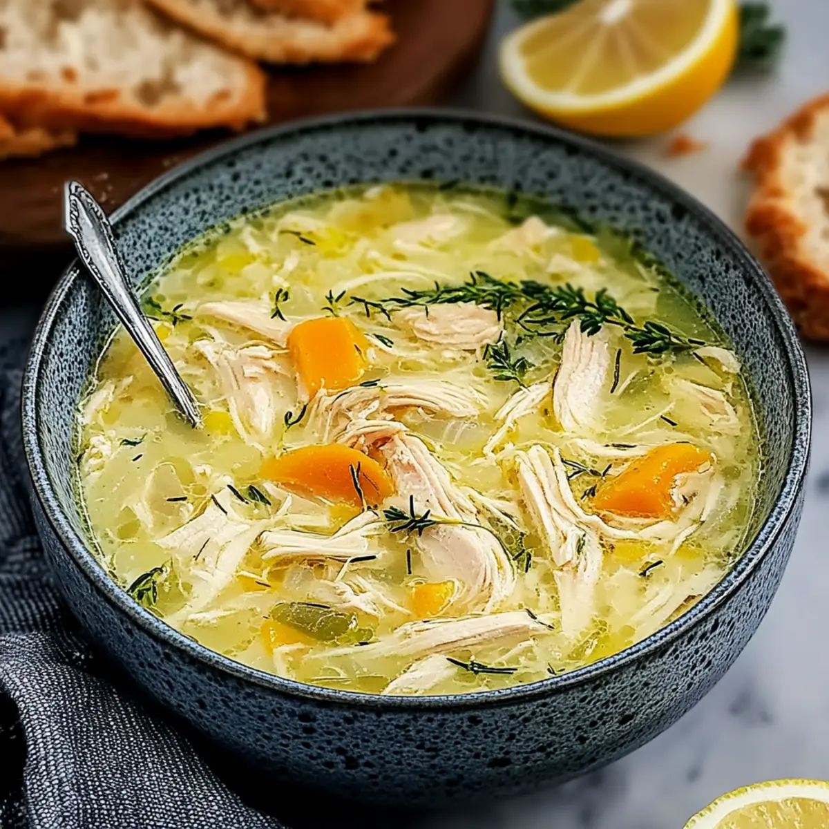 Greek Lemon Chicken Soup (Avgolemono)