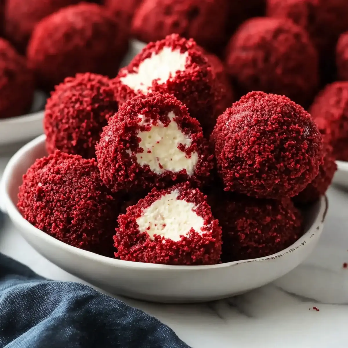 Red Velvet Cheesecake Balls