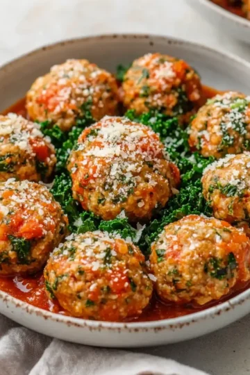 Ground Turkey and Kale Meatballs