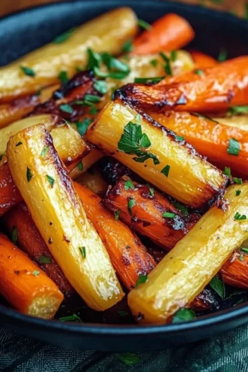 Honey Glazed Carrots and Parsnips