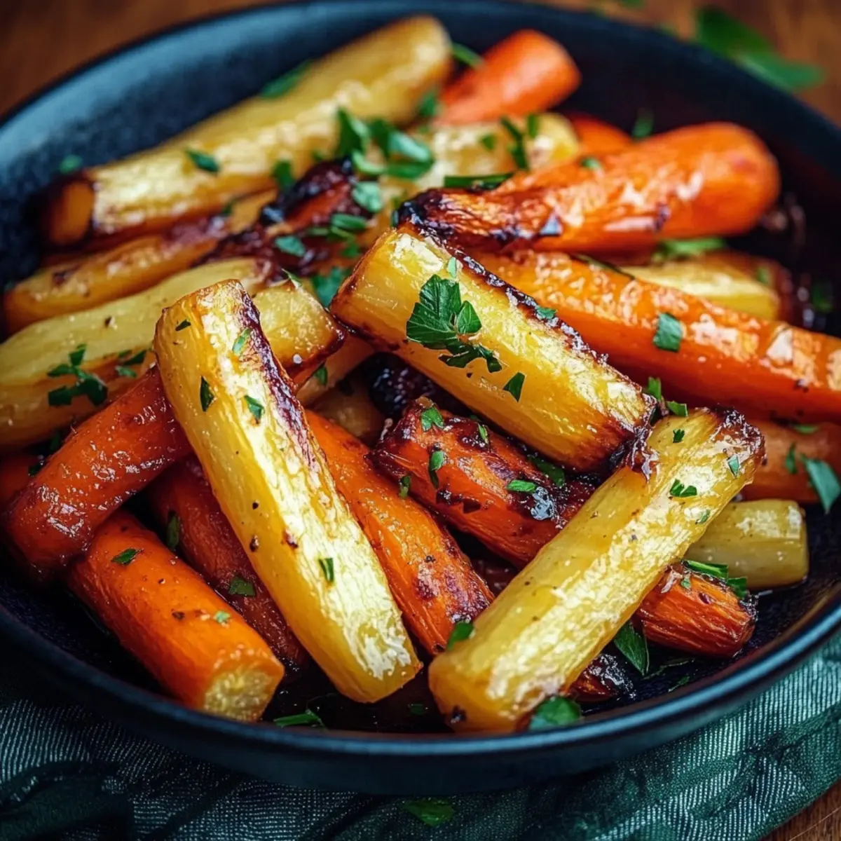 Honey Glazed Carrots and Parsnips