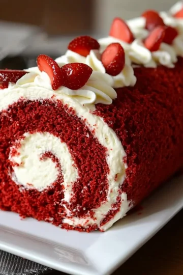 Red Velvet Cake Roll