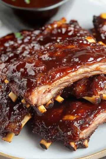 Slow Cooker BBQ Baby Back Ribs