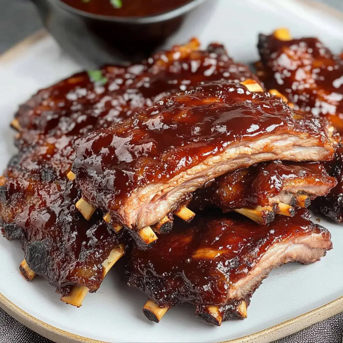 Slow Cooker BBQ Baby Back Ribs
