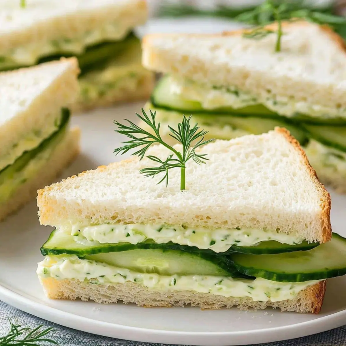 Cucumber Tea Sandwiches