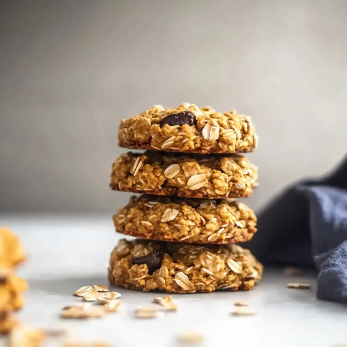 Healthy Pumpkin Oat Cookies