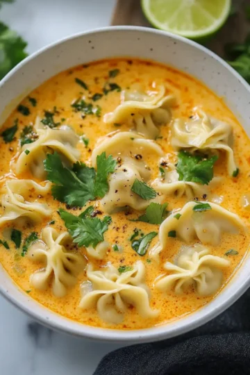 Curry Dumpling Soup