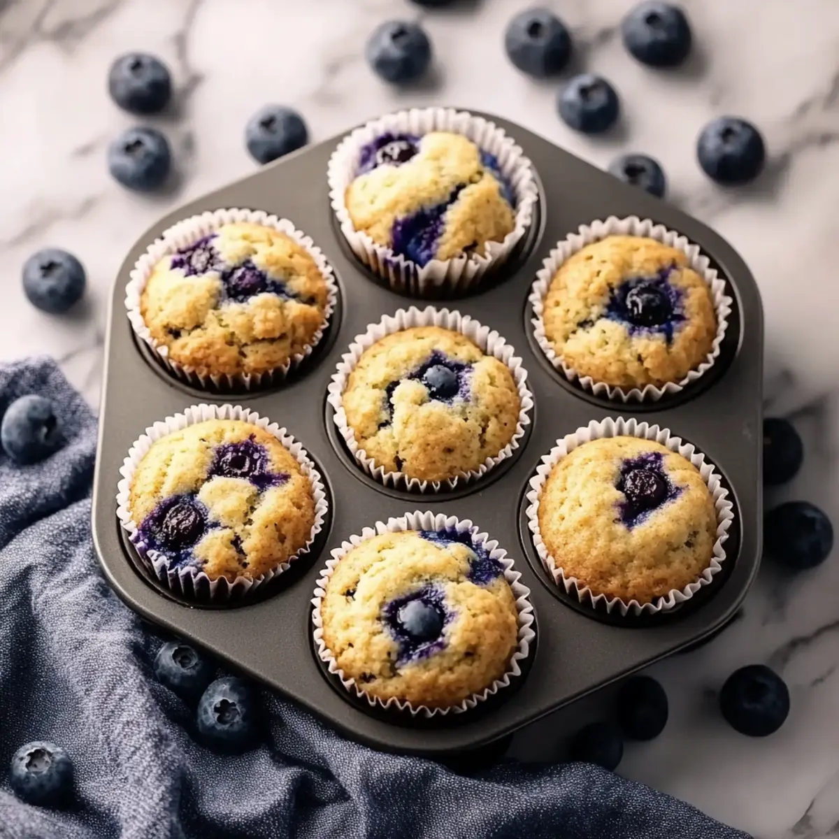 Homemade Blueberry Protein Muffins
