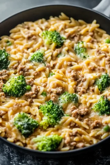 Quick Ground Turkey Orzo Recipe