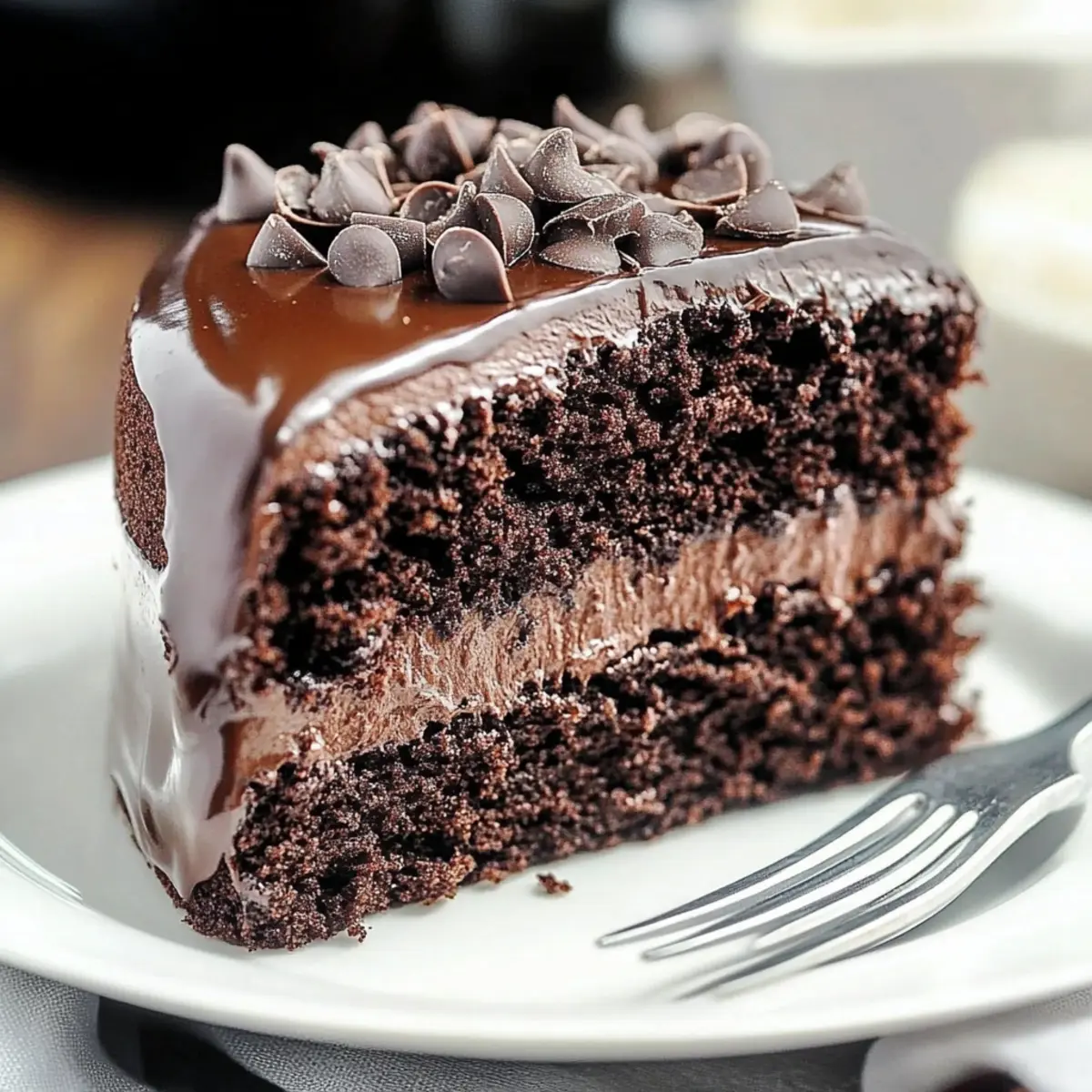 Chocolate Cake with Mayonnaise