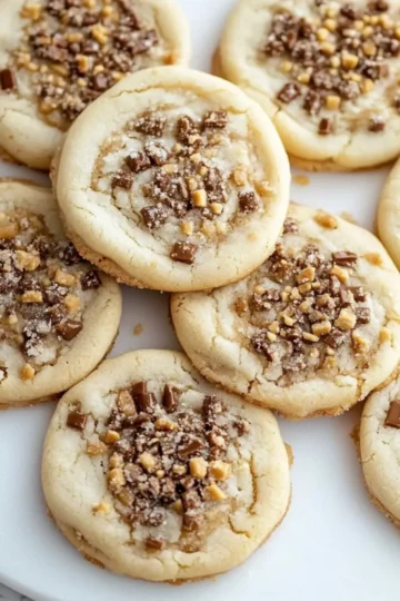 Toffee Icebox Cookies