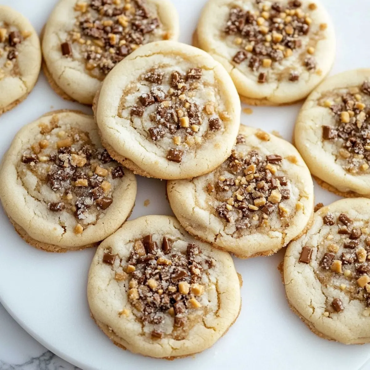 Toffee Icebox Cookies