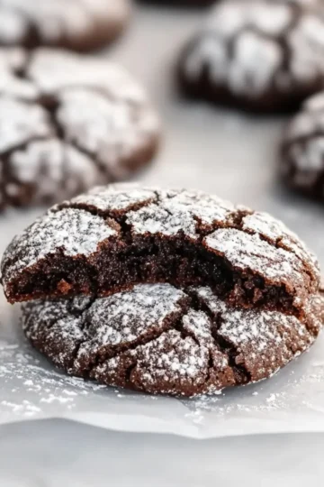 Chocolate Crinkle Cookies