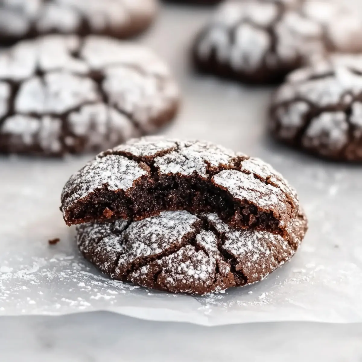 Chocolate Crinkle Cookies