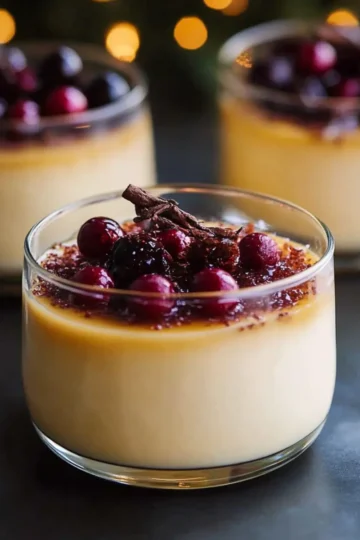 Eggnog Panna Cotta