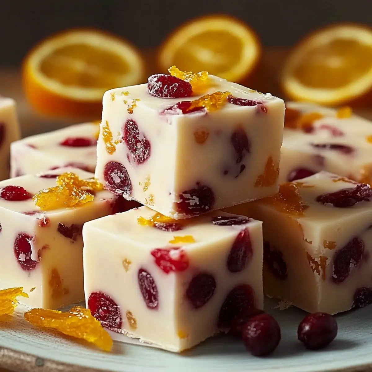 Cranberry Orange Fudge