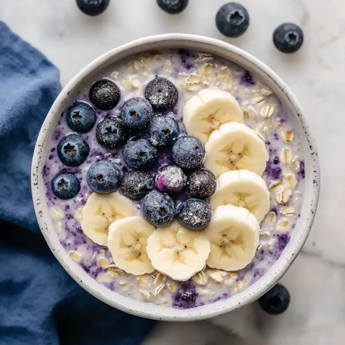 Blueberry Banana Overnight Oats