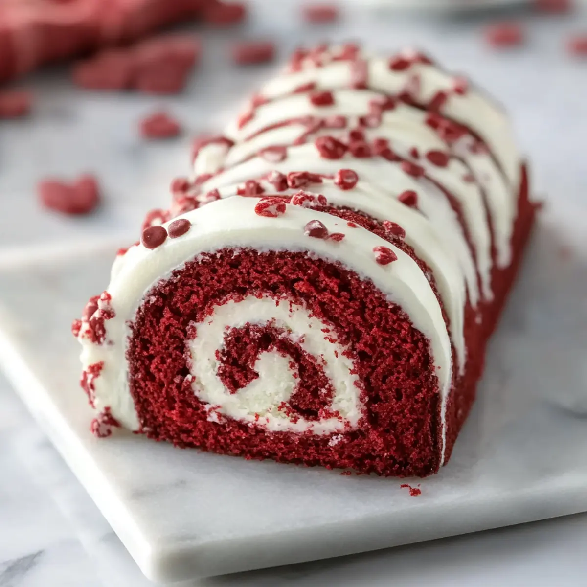 Red Velvet Cake Roll