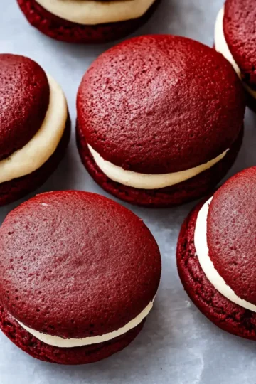 Red Velvet Whoopie Pies