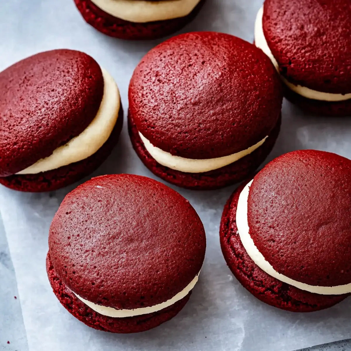 Red Velvet Whoopie Pies