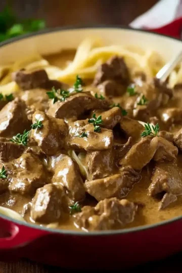 Beef Stroganoff
