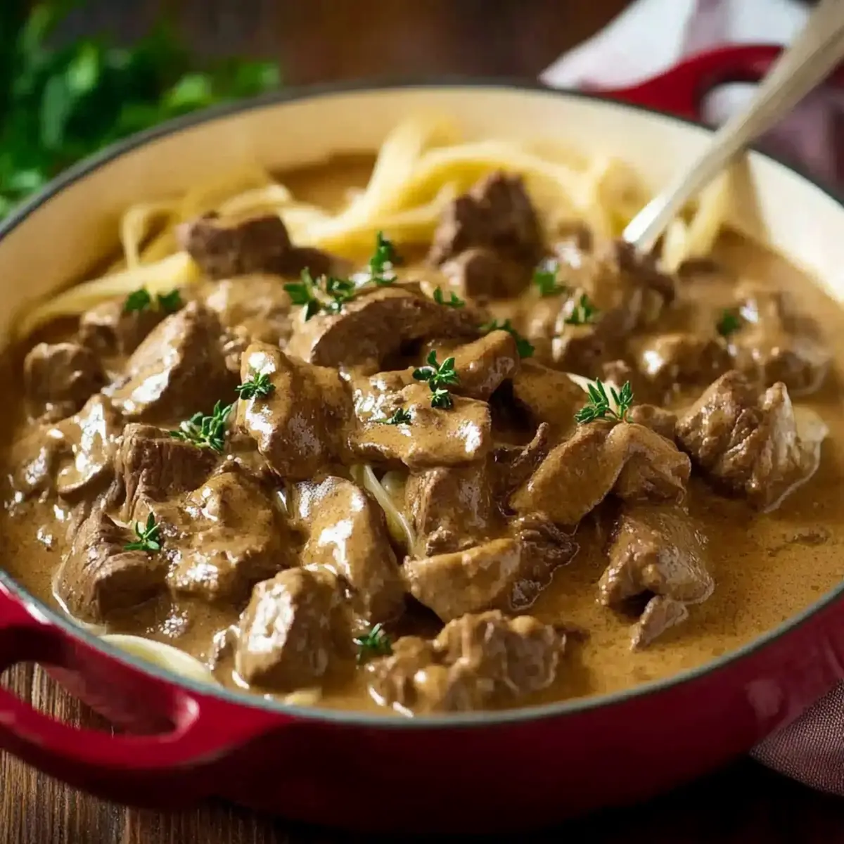 Beef Stroganoff