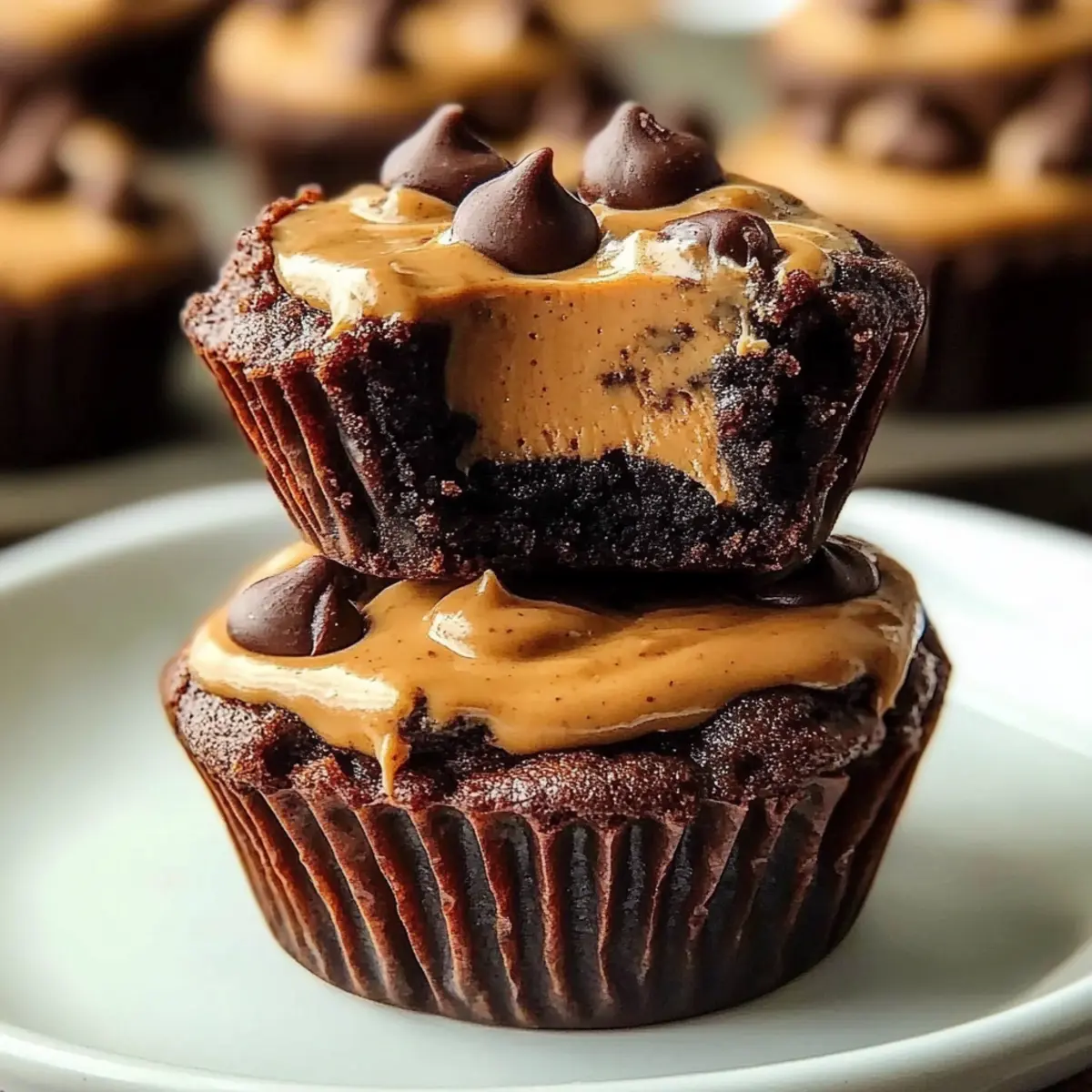 Peanut Butter Brownie Cups