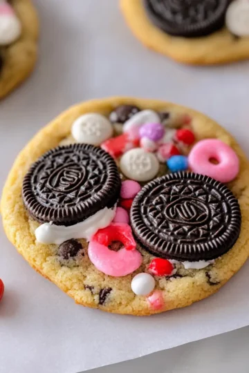 valentines day oreo mms cookies