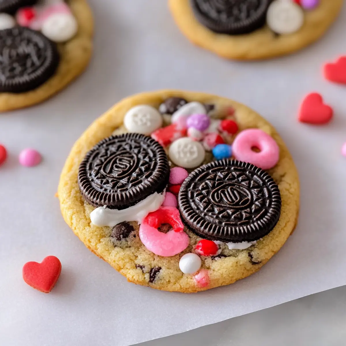 valentines day oreo mms cookies