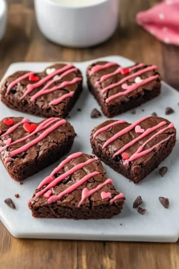 Heart Shaped Brownies